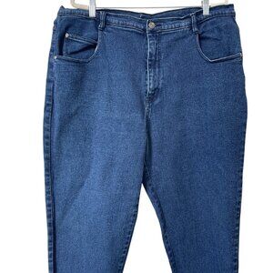 Cherokee Jean Plus Size 22W Stretch Denim Medium Wash Cotton Blend Retro Classic